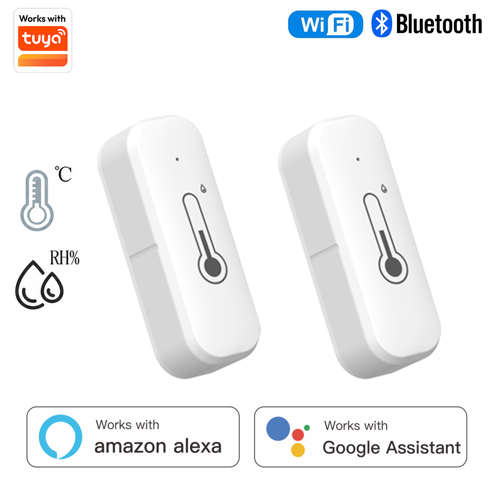 Home Cinema Alexa - Tuya 温度および湿度センサー Wi-Fi Bluetooth 接続 スマートホーム温度監視