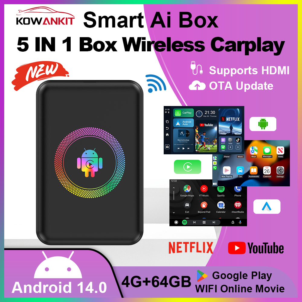 Home Cinema Youtube - 2026 Kowankit 4+64G Android 14 ワイヤレスCarPlay