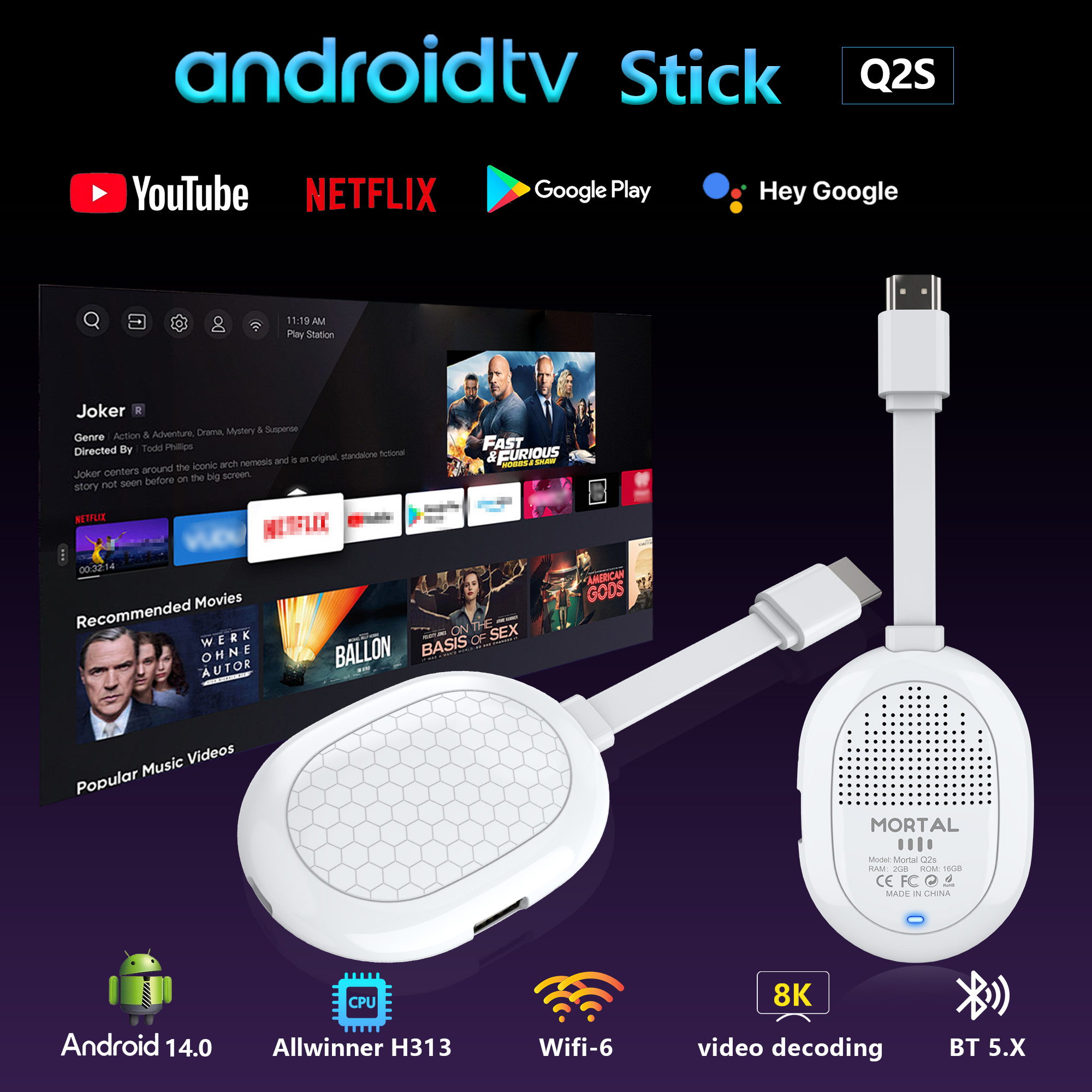 Home Cinema Youtube - 人気 Android 14.0 Allwinner H313 TV