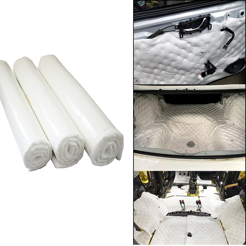 Acoustic Foam Panel - 50X200cm 車のボンネットエンジンファイアウォールヒートマットデッドナーサウンドノイズプルーフ断熱フォーム