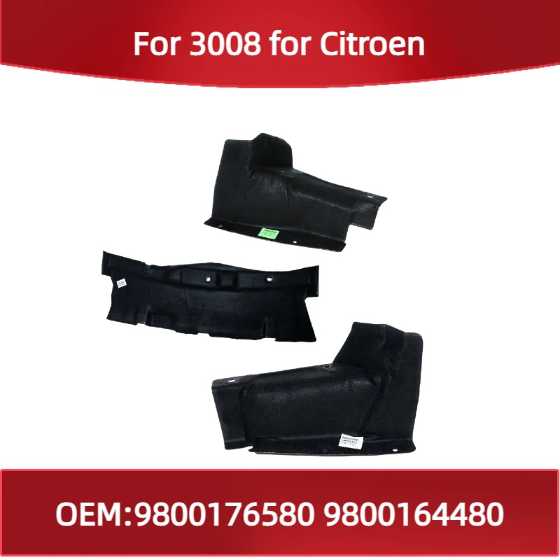 Acoustic Foam Panel - プジョー3008、シトロエン用フロントガラス風防・遮音パッド 9800176580 9800164480 9800164080