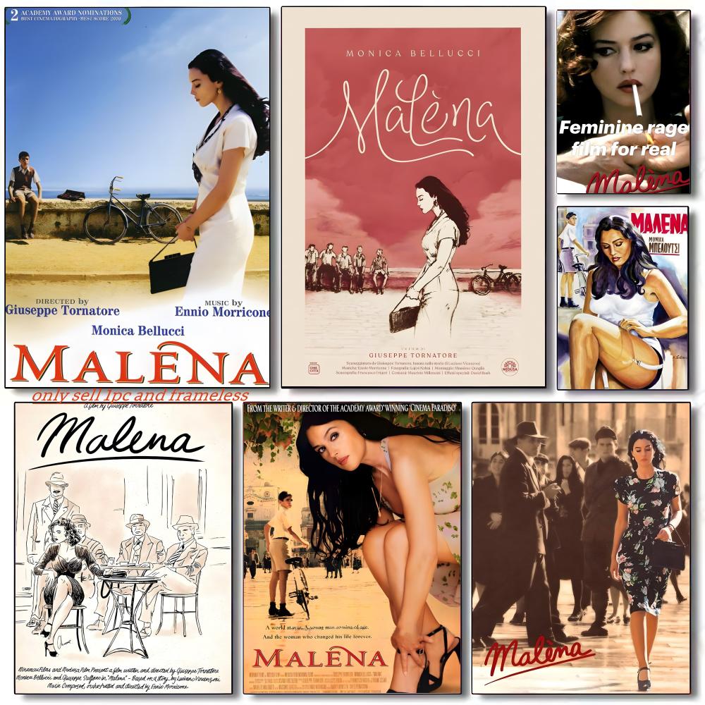 古典的なイタリアのロマンチックな映画「マレナ」ポスター、プリ - Home Cinema Gifts のレビューと価格