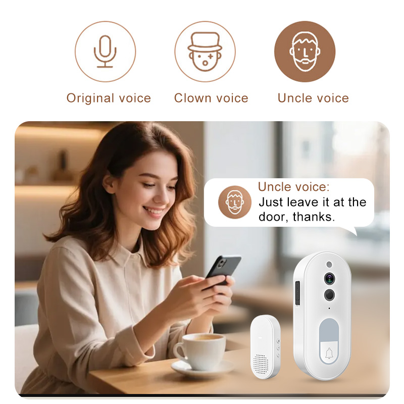 Tuya スマートビデオドアベル ワイヤレス 1080P H - Home Cinema Alexa のレビューと価格