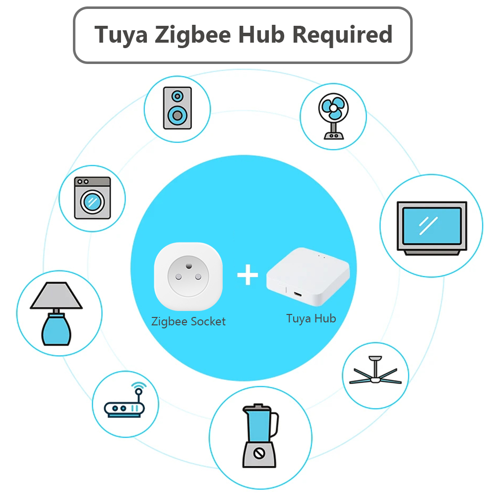 BORUIDAPLS Tuya Zigbee スマートソケッ - Home Cinema Alexa のレビューと価格