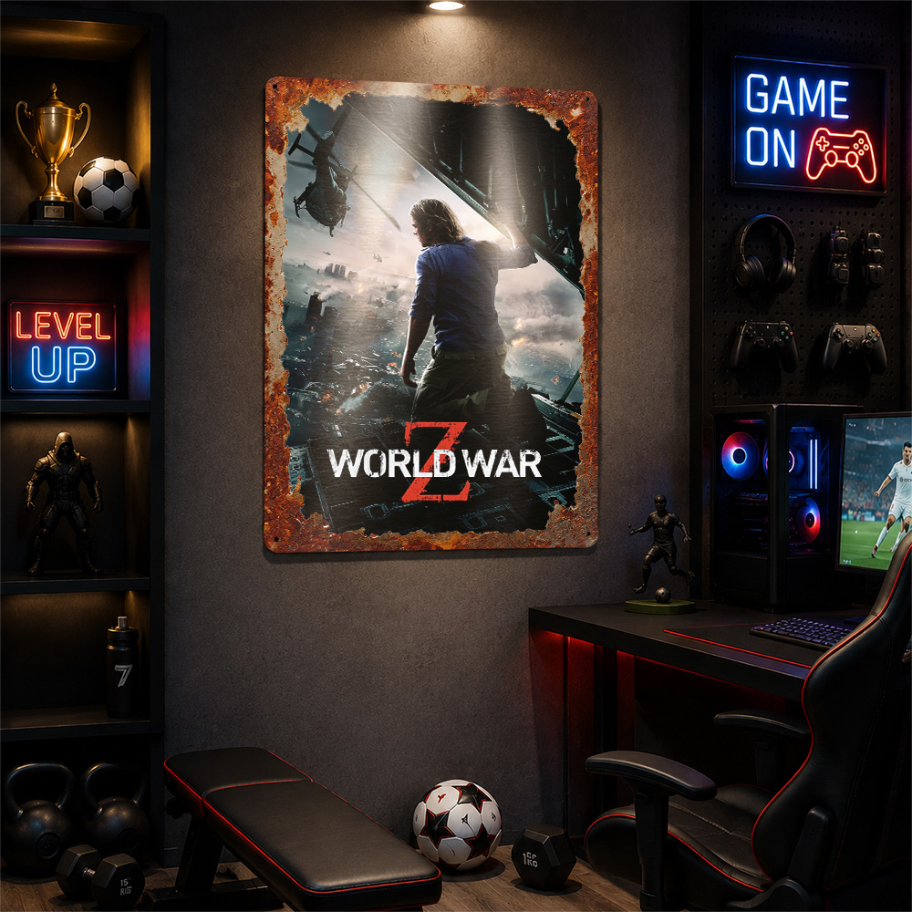 ワールド・ウォー・Z映画ポスター シネマウォールアート カス - Home Cinema Gifts のレビューと価格
