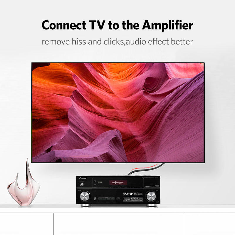 Ugreen-オーディオケーブルオス-オス,金メッキ,2m, - Home Cinema Choice のレビューと価格