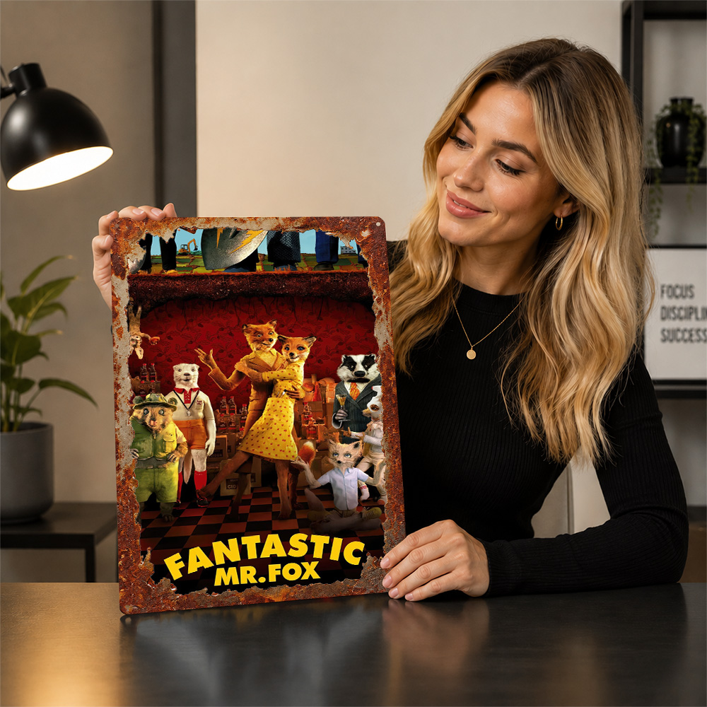 素晴らしいミスター・フォックス映画ポスター、映画館風ウォール - Home Cinema Gifts のレビューと価格