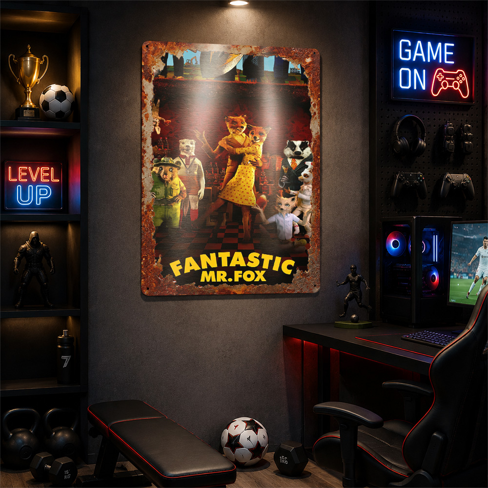 素晴らしいミスター・フォックス映画ポスター、映画館風ウォール - Home Cinema Gifts のレビューと価格