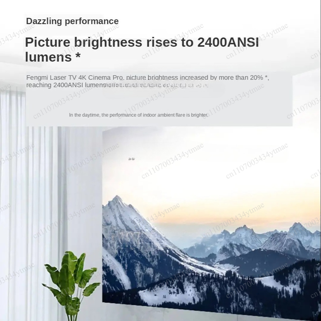 2400 ANSIルーメン 4Kレーザー投影テレビ デュアル - Home Cinema Laser Projector のレビューと価格