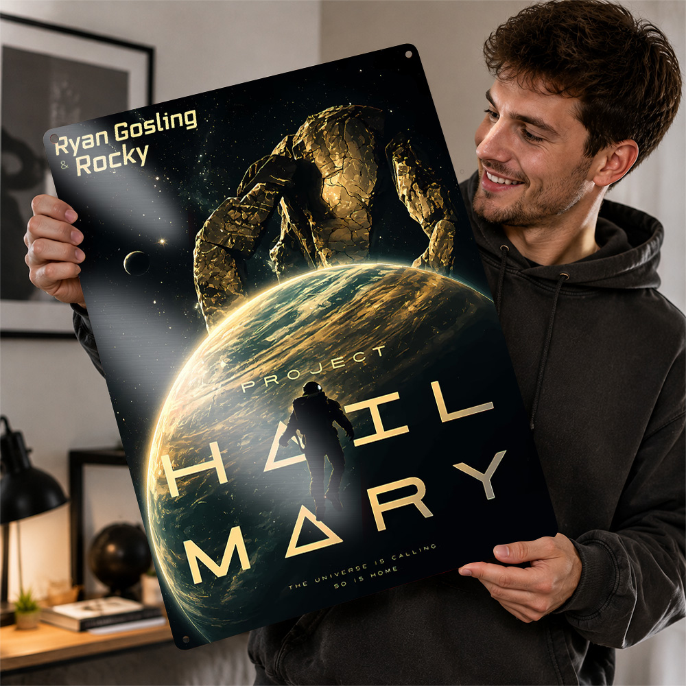 プロジェクト・ヘイル・メアリー映画ポスター シネマウォールア - Home Cinema Gifts のレビューと価格