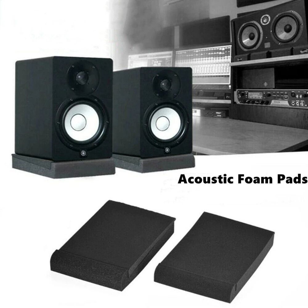1セットスタジオモニタースピーカー音響フォームアイソレーター - Acoustic Foam Panel のレビューと価格