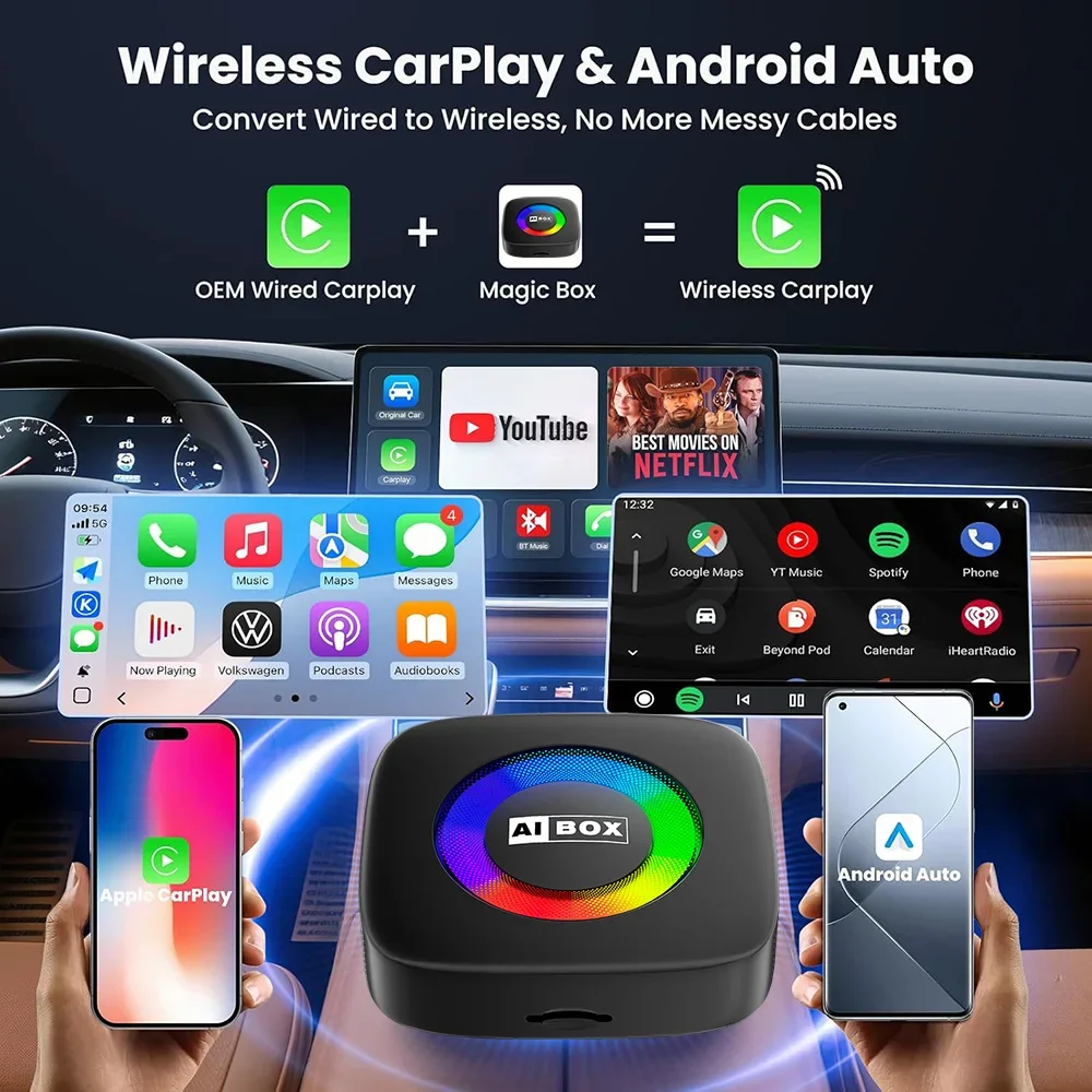 2026年新型 5in1 カラフルスマートAIボックス ワイ - Home Cinema Youtube のレビューと価格