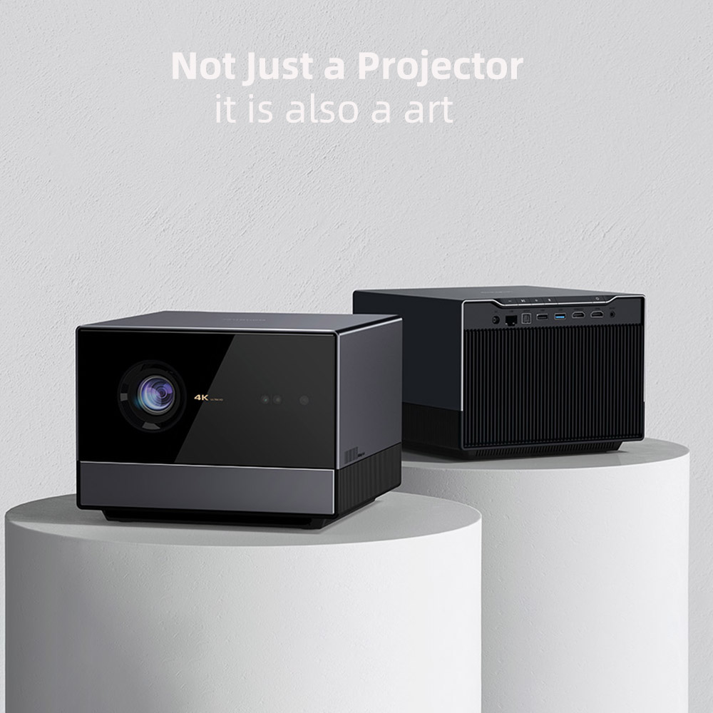 F6 プロジェクター 4K 最大8K 4 LED スマートホ - Home Cinema Laser Projector のレビューと価格