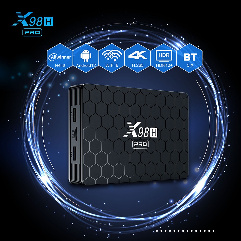 X98H Pro スマート TV ボックス 6K 2.4&5 - Home Cinema Youtube のレビューと価格