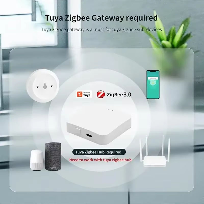 Tuya ZigBee 3.0 水漏れ検知器 スマート洪水セ - Home Cinema Alexa のレビューと価格