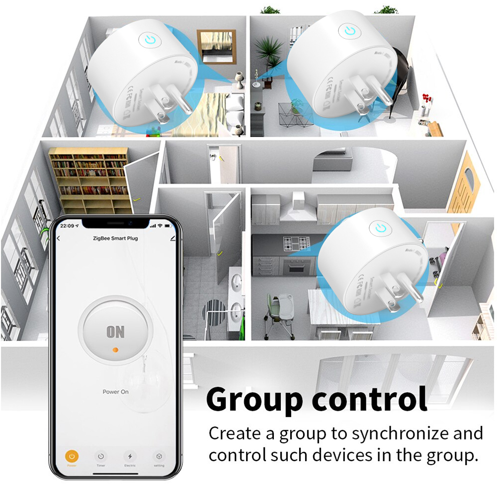 Tuya WiFi または Zigbee スマートソケット  - Home Cinema Alexa のレビューと価格