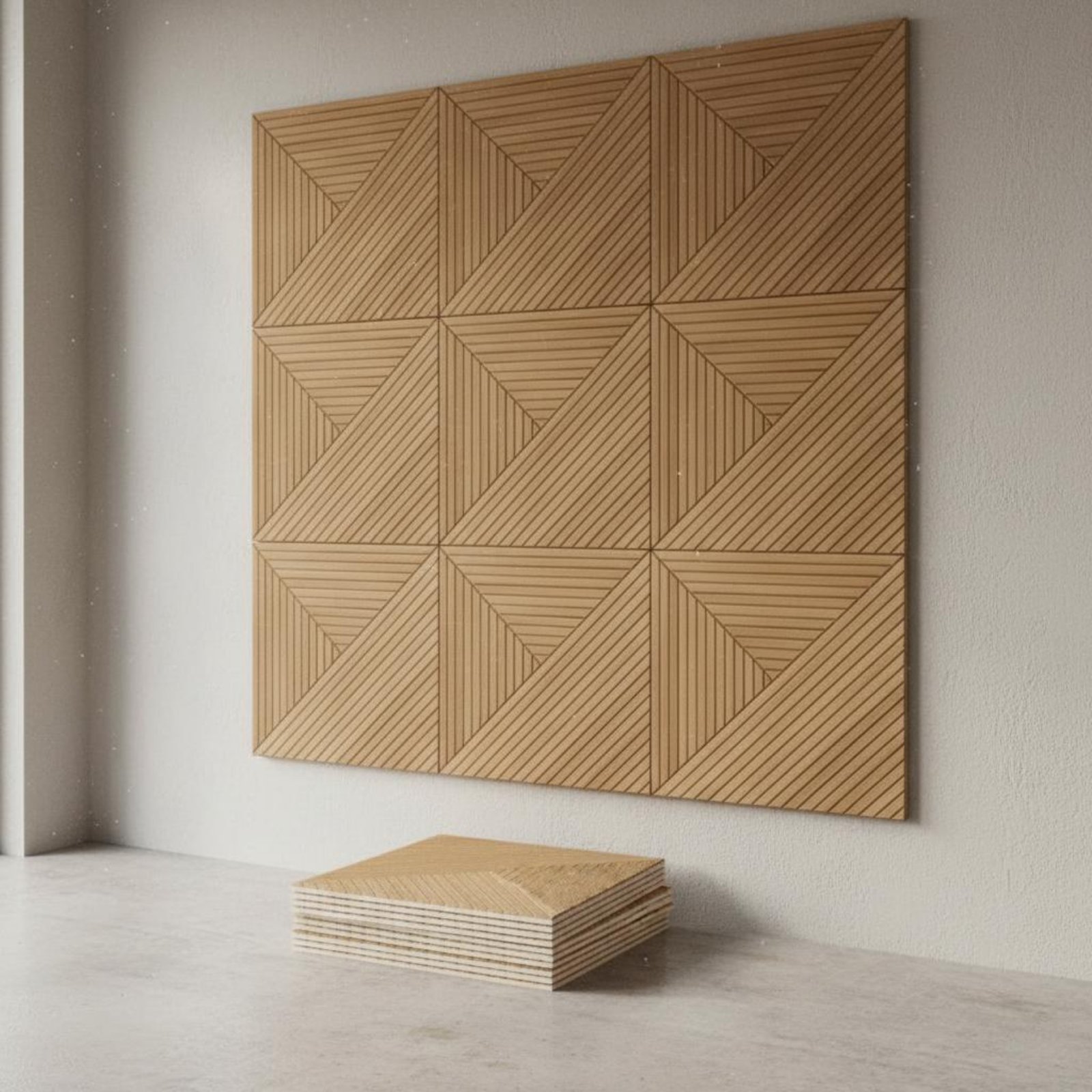 木目調吸音パネル 残響軽減 立体装飾壁パネル 自己粘着吸音フ - Acoustic Foam Panel のレビューと価格