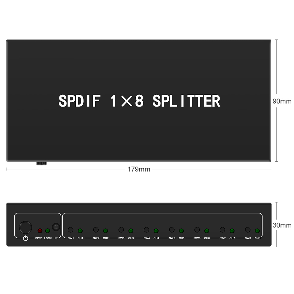 Toslink-デジタル光オーディオスプリッター,1 in  - Home Cinema Choice のレビューと価格