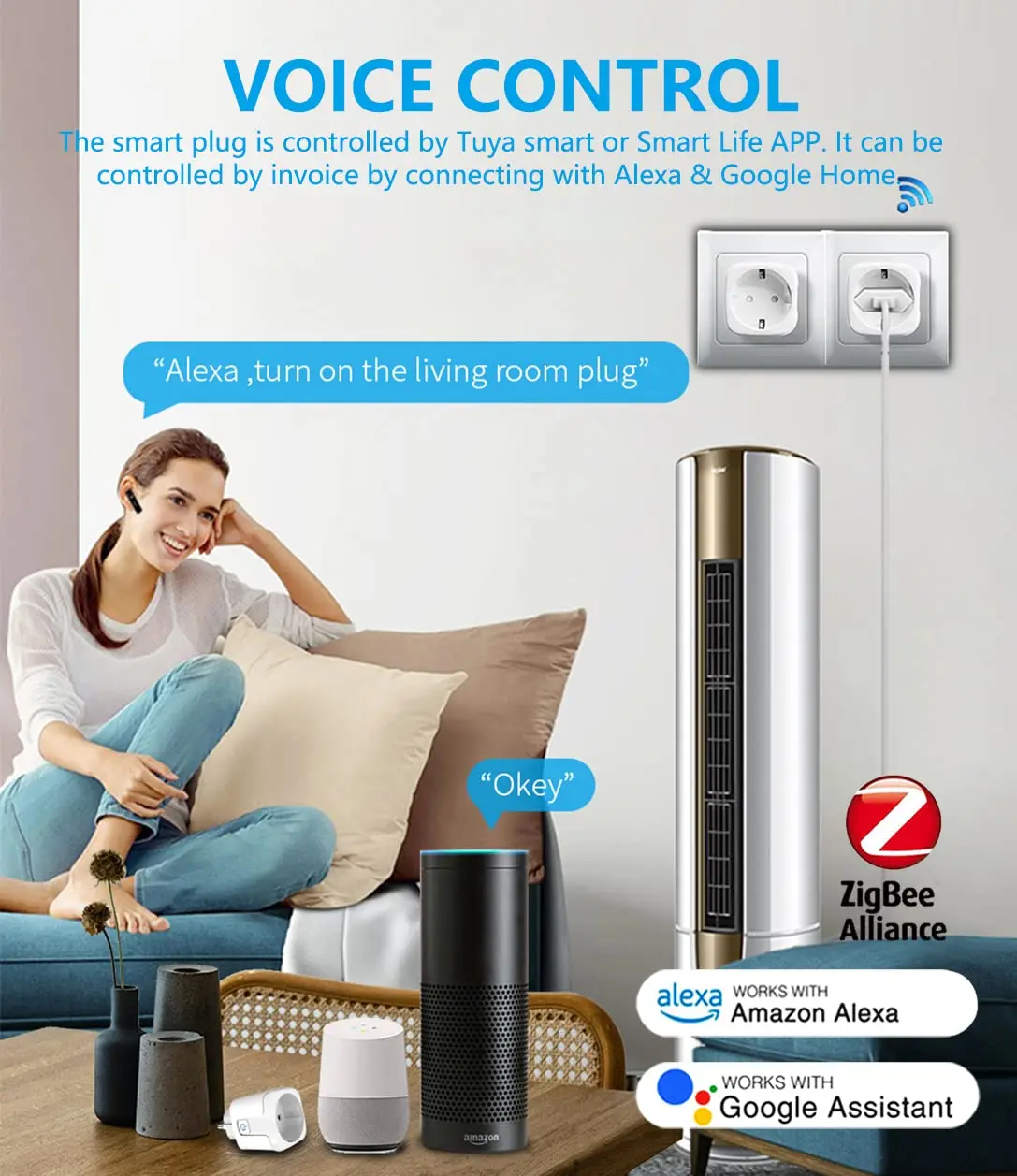 ZigBee EU プラグ 16A/20A スマートプラグ  - Home Cinema Alexa のレビューと価格