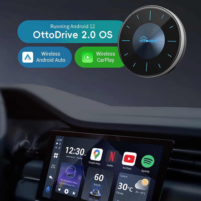 OTTOCAST P3 CarPlay AI ボックス ワイ - Home Cinema Youtube のレビューと価格