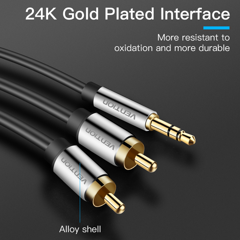 Vention RCA ケーブル 3.5 に 2rca オー - Home Cinema Choice のレビューと価格